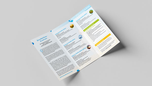 gesundheit lernen flyer