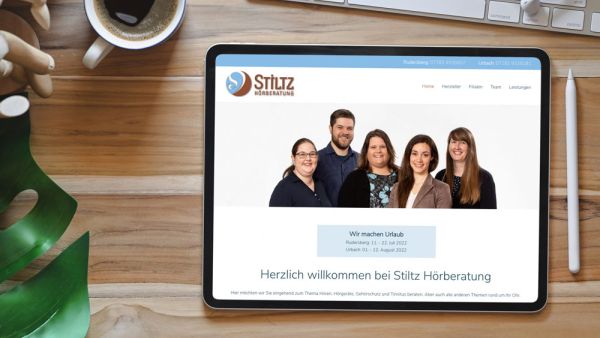 Stiltz Hörberatung - Websitereferenz