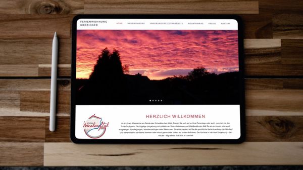 Ferienwohnung Grözinger - Websitereferenz